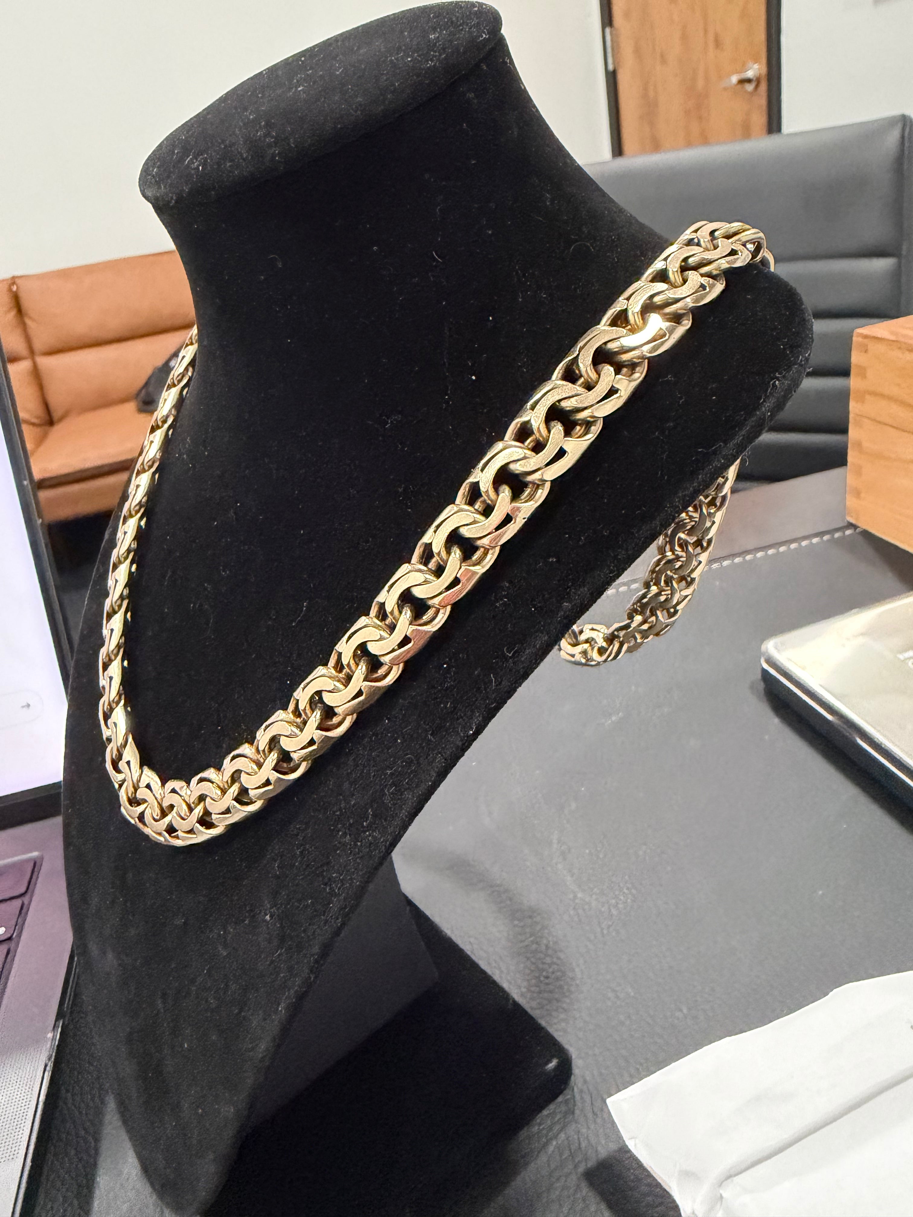 McAllen Jewelers 10K YELLOW GOLD CHINO LINK CHAIN