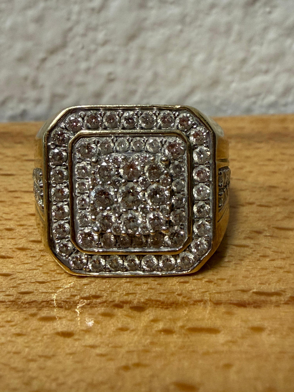 McAllen Jewelers 10K YELLOW GOLD WITH ABOUT 1.2TCW DIAMONDS RING
