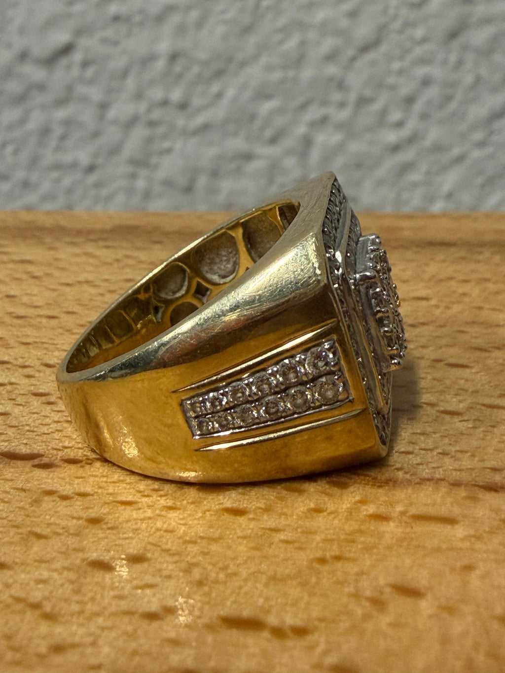 McAllen Jewelers 10K YELLOW GOLD WITH ABOUT 1.2TCW DIAMONDS RING