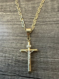 McAllen Jewelers 10K YELLOW GOLD  CROSS PENDANT AND CHAIN